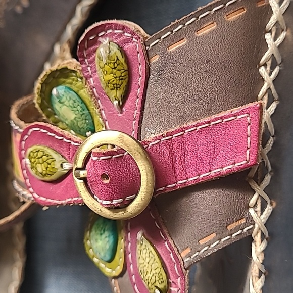 Spring Step L'Artiste Santorini Sandals Size 41 or US 9-9.5 - Picture 3 of 13